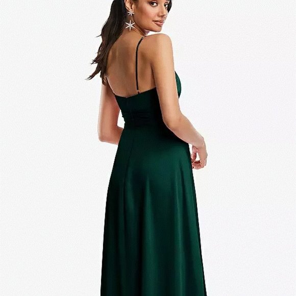 Thread TH117....Triangle Cutout Bodice Maxi Dress....Evergreen..Size 2...NWT - Picture 3 of 7